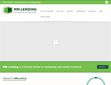 Tablet Screenshot of mortgagemanfunding.com